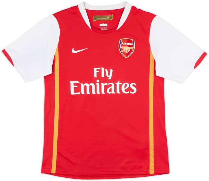 2006-08 Arsenal Home Shirt Fabregas #4 - 9/10 - (L.Boys)
