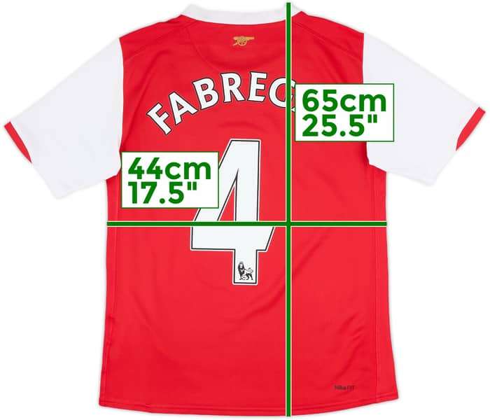 2006-08 Arsenal Home Shirt Fabregas #4 - 9/10 - (L.Boys)