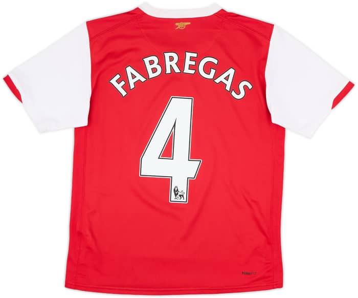 2006-08 Arsenal Home Shirt Fabregas #4 - 8/10 - (L.Boys)