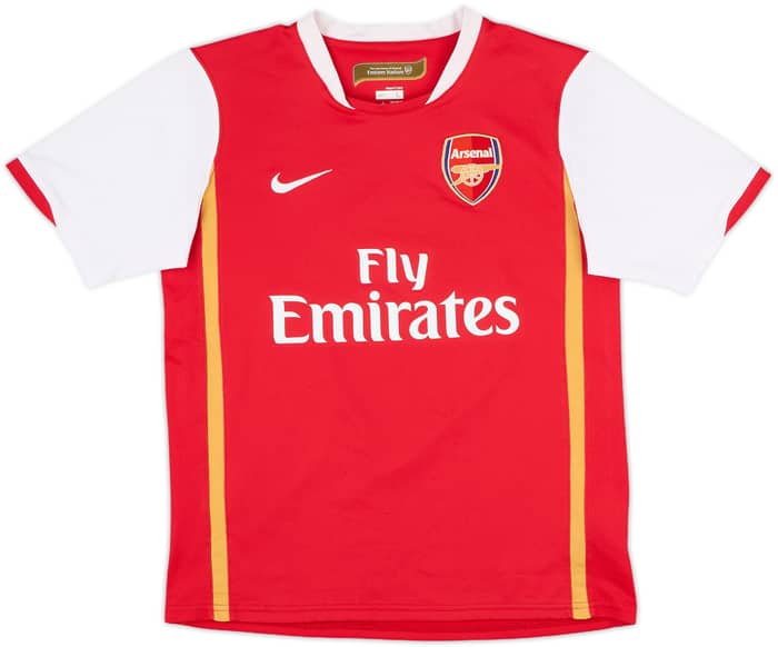 2006-08 Arsenal Home Shirt Fabregas #4 - 8/10 - (L.Boys)