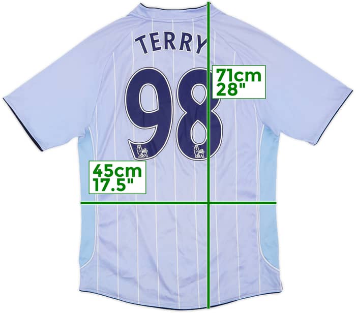 2007-08 Manchester City Home Shirt Terry #98 - 5/10 - (M)