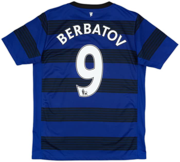 2011-13 Manchester United Away Shirt Berbatov #9 - 8/10 - (XL.Boys)