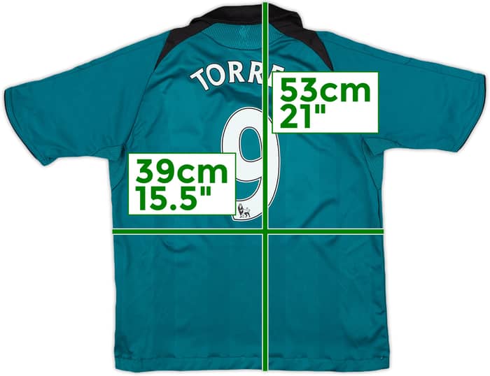 2008-09 Liverpool Third Shirt Torres #9 - 9/10 - (6-7 Years)