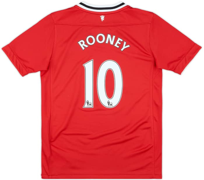 2011-12 Manchester United Home Shirt Rooney #10 - 10/10 - (M.Boys)