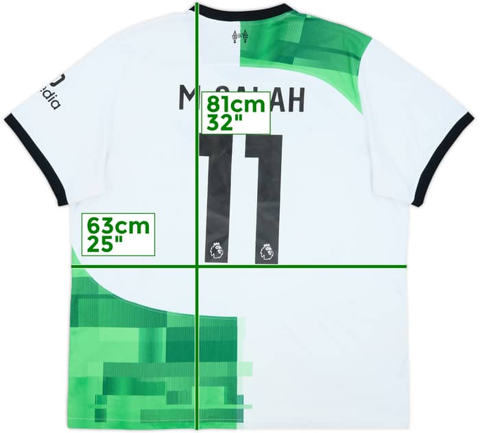 2023-24 Liverpool Away Shirt M. Salah #11 - 5/10 - (XXL)