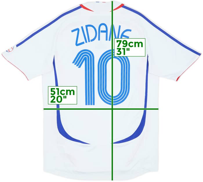 2006 France Away Shirt Zidane #10 - 7/10 - (L)