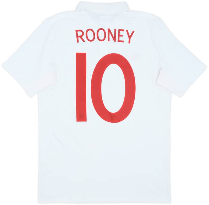 2010-11 England Home Shirt Rooney #10 - 6/10 - (S)