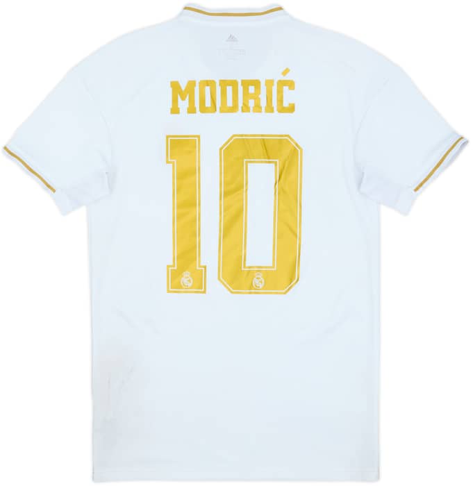 2019-20 Real Madrid Home Shirt Modric #10 - 3/10 - (S)