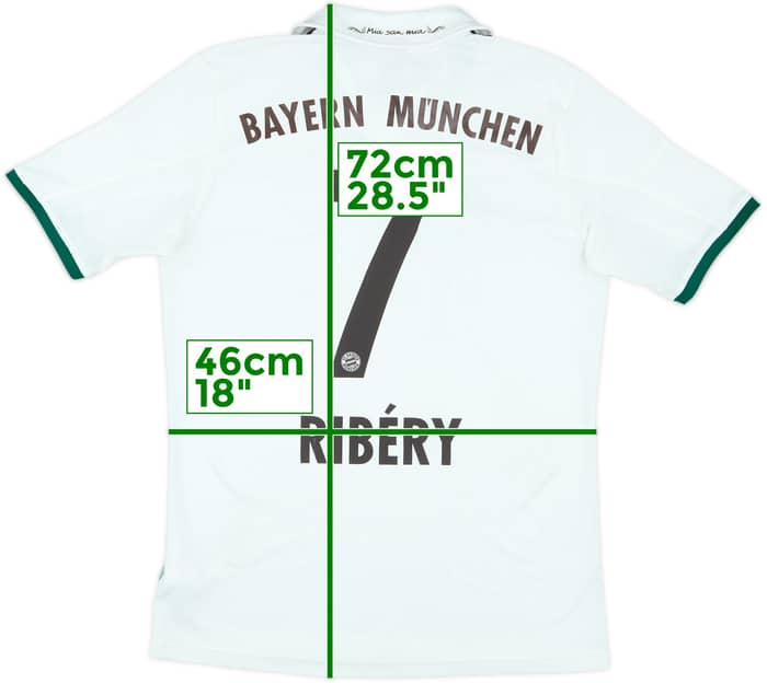 2013-14 Bayern Munich Away Shirt Ribery #7 - 6/10 - (XL.Boys)