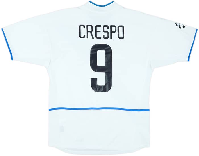 2002-03 Inter Milan Away Shirt Crespo #9 - 8/10 - (M)