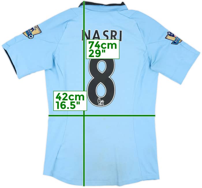 2012-13 Manchester City Home Shirt Nasri #8 - 5/10 - (S)