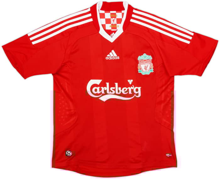 2008-10 Liverpool Home Shirt Torres #9 - 7/10 - (M.Boys)