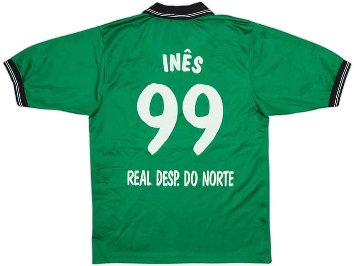 1999-00 Real Desportivo Do Norte Home Shirt Ines #99 - 8/10 - (S)