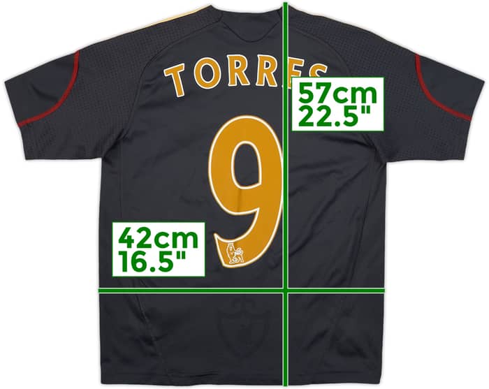 2009-10 Liverpool Away Shirt Torres #9 - 8/10 - (S.Boys)