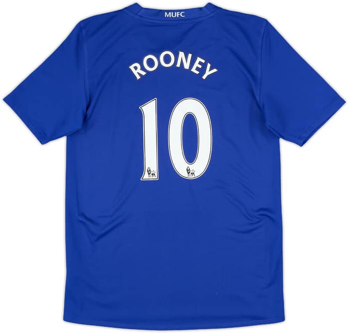 2008-09 Manchester United Third Shirt Rooney #10 - 8/10 - (L.Boys)