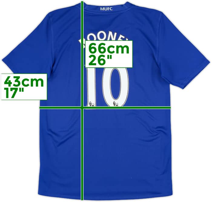 2008-09 Manchester United Third Shirt Rooney #10 - 8/10 - (L.Boys)