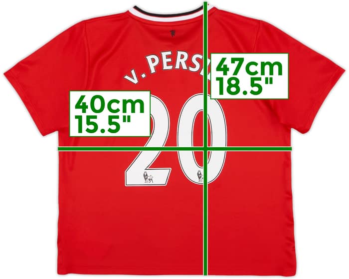2014-15 Manchester United Home Shirt V.Persie #20 - 8/10 - (7-8 years)