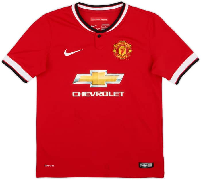 2014-15 Manchester United Home Shirt Rooney #10 - 8/10 - (M.Boys)