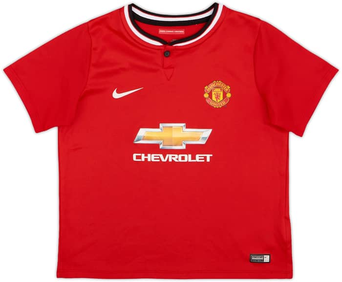 2014-15 Manchester United Home Shirt Rooney #10 - 8/10 - (S.Boys)