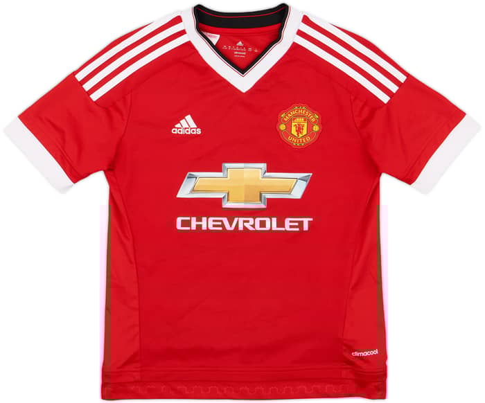 2015-16 Manchester United Home Shirt Rooney #10 - 10/10 - (M.Boys)