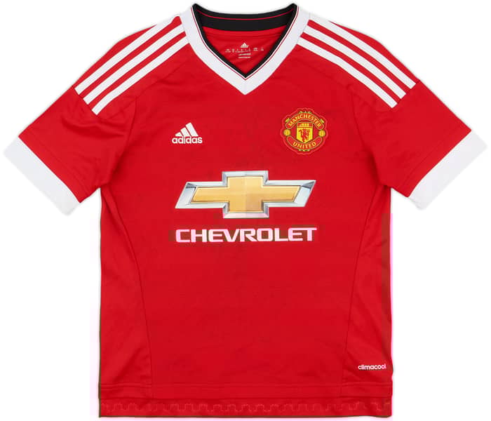 2015-16 Manchester United Home Shirt Rooney #10 - 7/10 - (M.Boys)