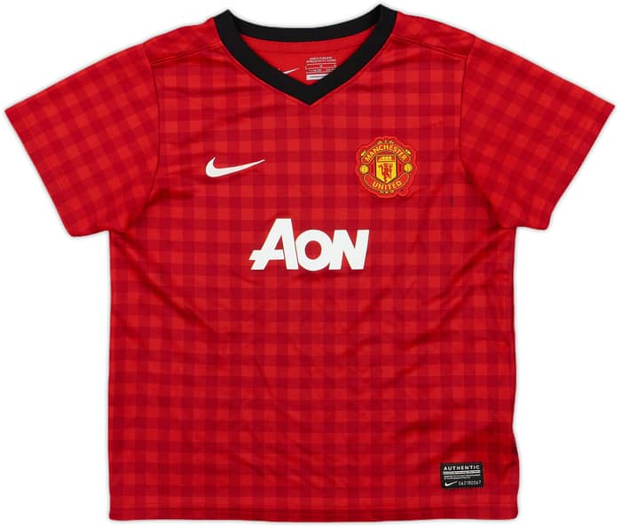 2012-13 Manchester United Home Shirt Rooney #10 - 8/10 - (5-6 Years)
