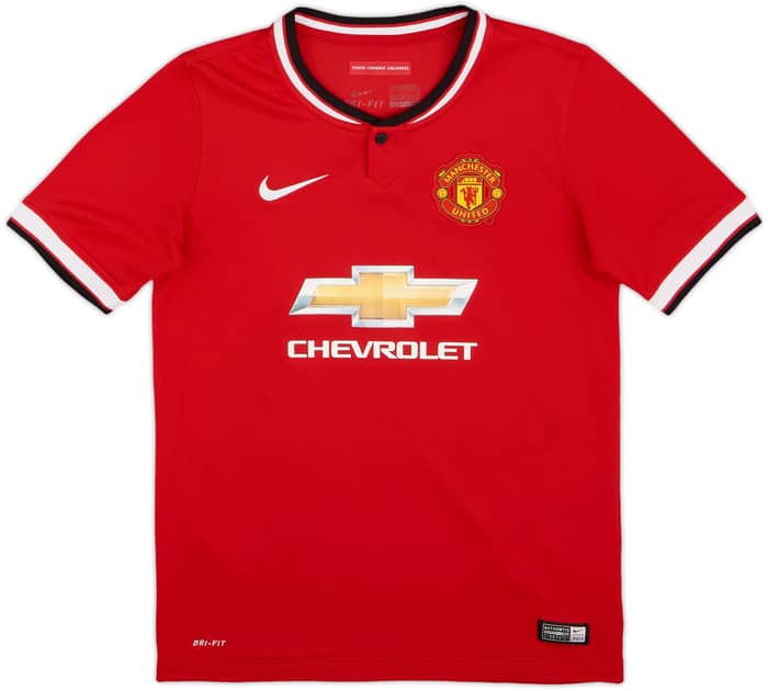 2014-15 Manchester United Home Shirt Rooney #10 - 9/10 - (L.Boys)
