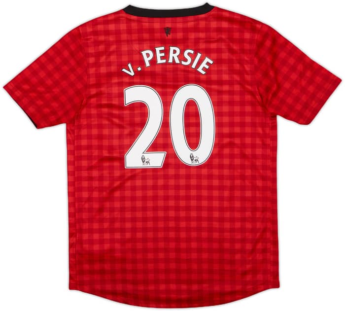2012-13 Manchester United Home Shirt v.Persie #20 - 9/10 - (M.Boys)