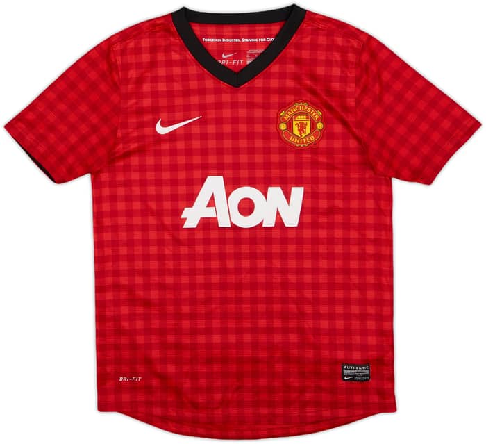 2012-13 Manchester United Home Shirt v.Persie #20 - 9/10 - (M.Boys)