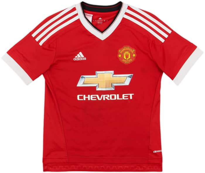 2015-16 Manchester United Home Shirt Rooney #10 - 7/10 - (M.Boys)