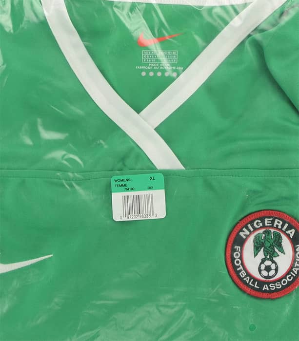 2000-01 Nigeria Women's Player Issue Home Shirt (Womens (XL))