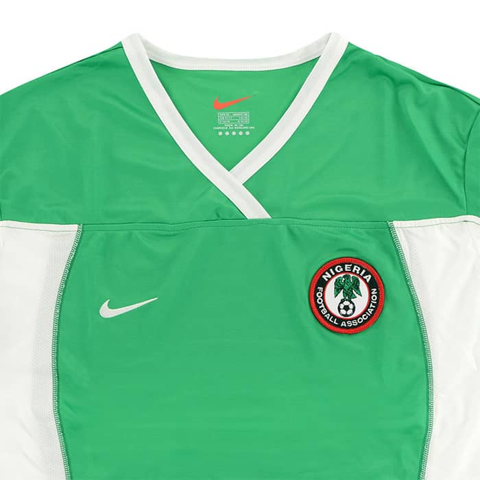 2000-01 Nigeria Women's Player Issue Home Shirt (Womens (XL))