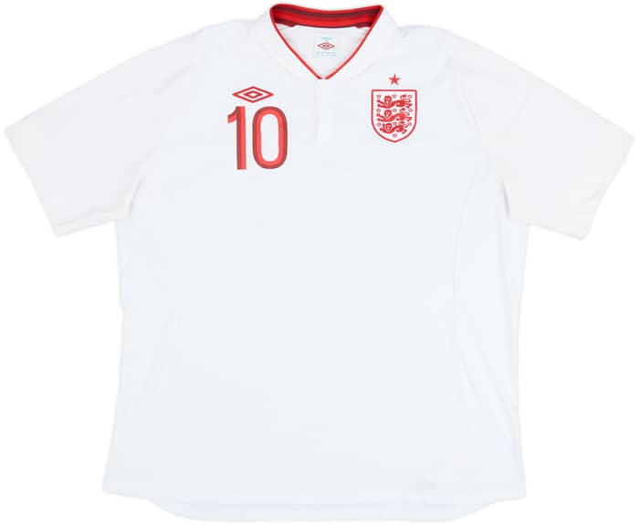 2012-13 England Home Shirt Rooney #10 - 7/10 - (3XL)