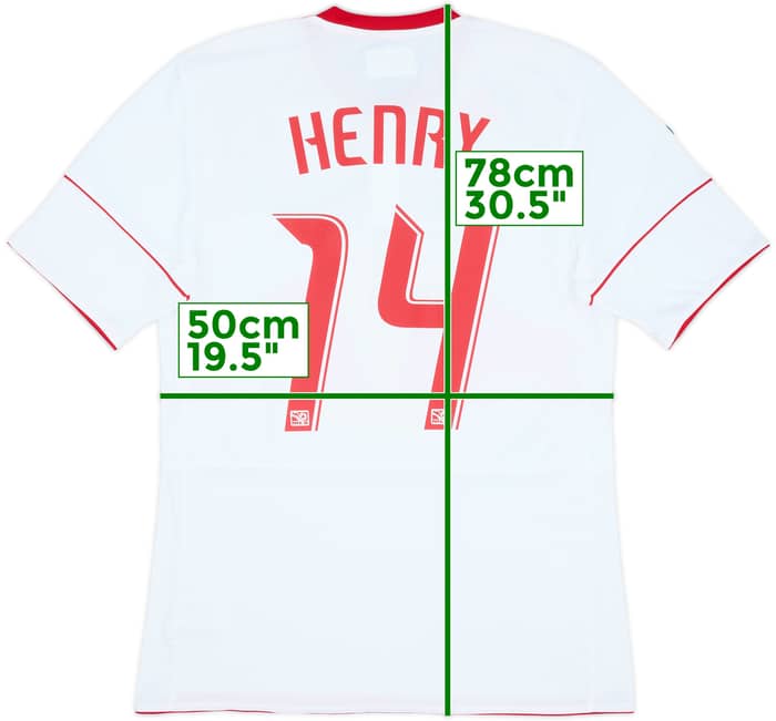 2010 New York Red Bulls Home Shirt Henry #14 (M)