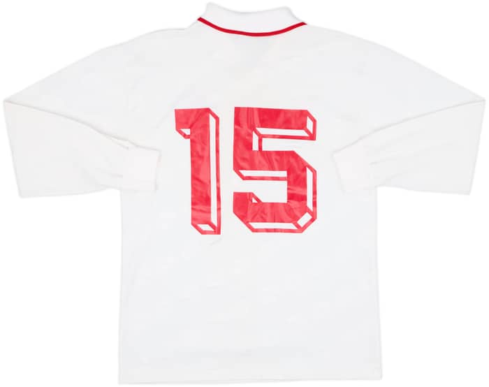 1994-96 Switzerland Match Issue Away L/S Shirt #15