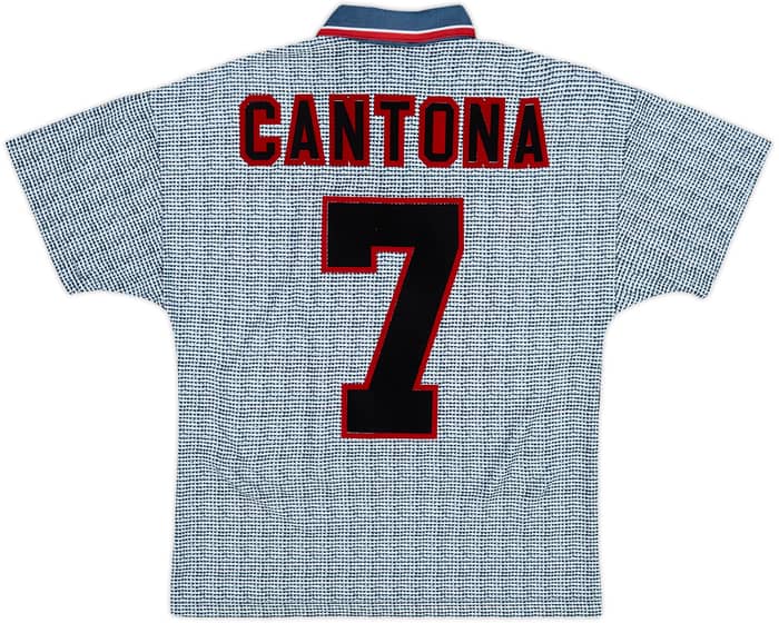 1995-96 Manchester United Away Shirt Cantona #7 - 8/10 - (Y)