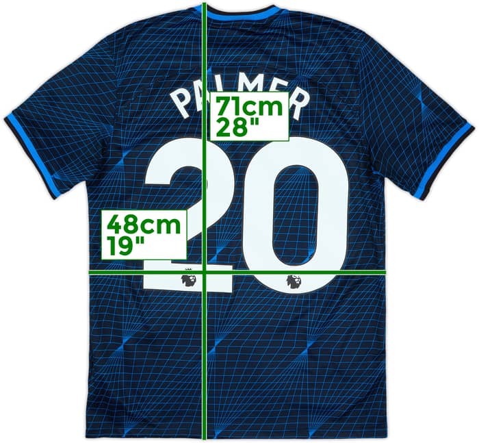 2023-24 Chelsea Away Shirt Palmer #20 - 10/10 - (M)