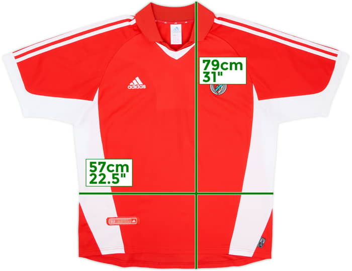 2001-02 Benfica Home Shirt - 9/10 - (L)