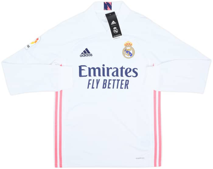 2020-21 Real Madrid Home L/S Shirt Modric #10 (XS)