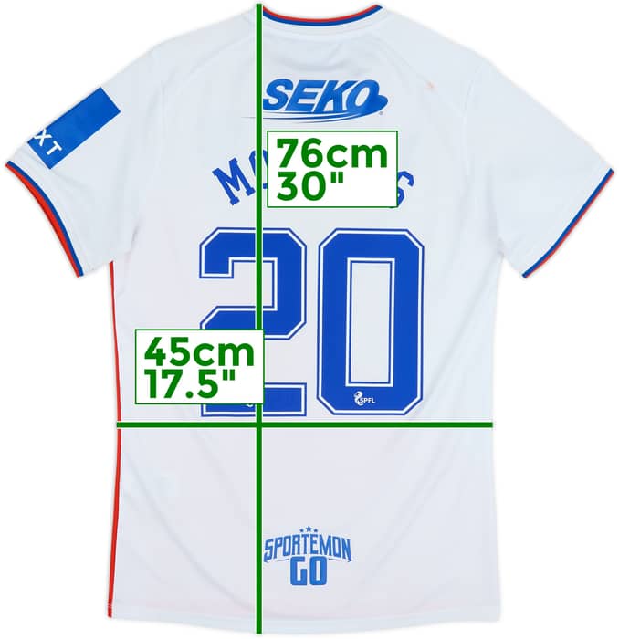 Camiseta de visitante del Rangers 2022-23 Morelos #20 - 5/10 - (S)