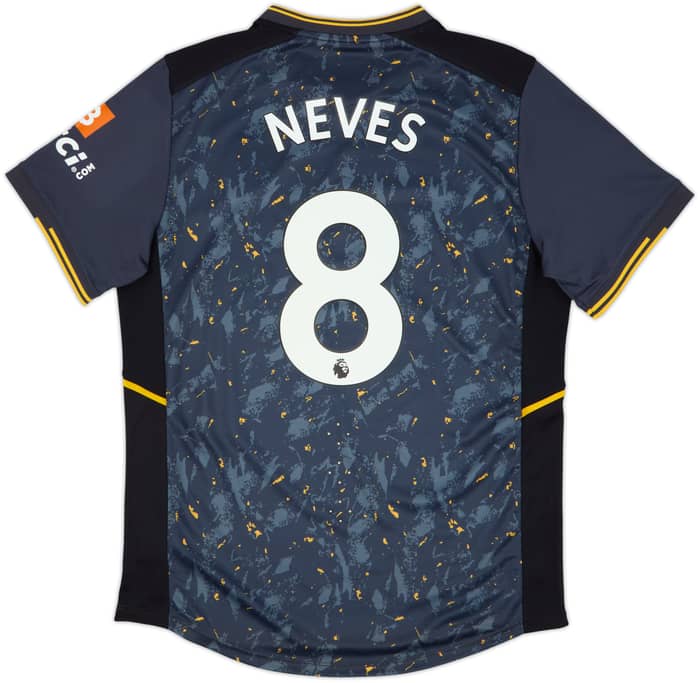 2021-22 Wolves Away Shirt Neves #8 - 10/10 - (L)