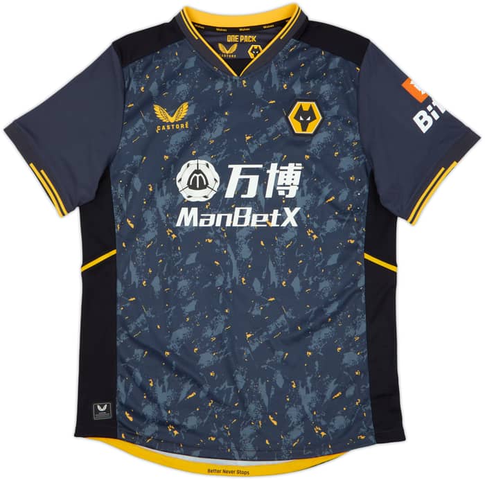 2021-22 Wolves Away Shirt Neves #8 - 10/10 - (L)