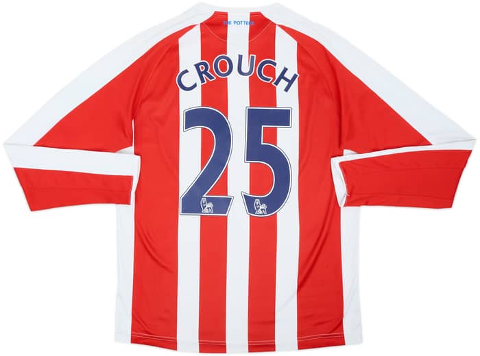 2014-15 Stoke City Home L/S Shirt Crouch #25 - 6/10 - (M)