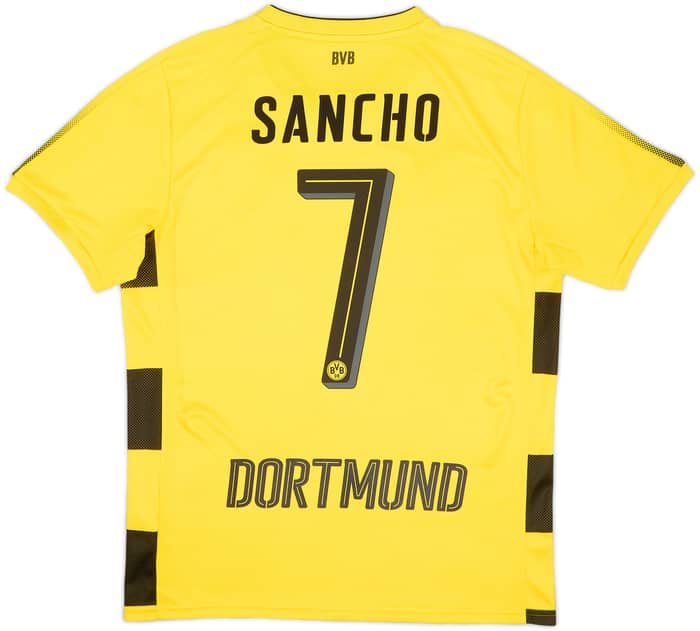 2017-18 Borussia Dortmund Camiseta Local Sancho #7 - 9/10 - (M)