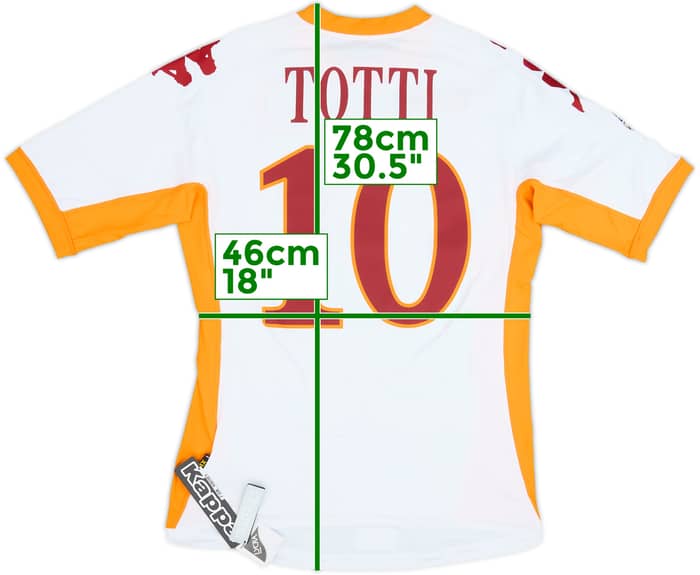 2010-11 Roma Away Shirt Totti #10 (XL)