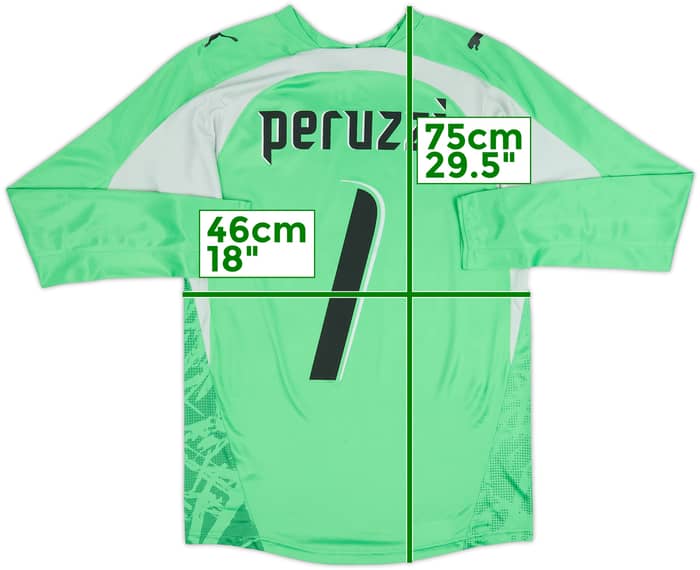 Camiseta de portero del Lazio 2006-07 Peruzzi #1 - 8/10 - (S)