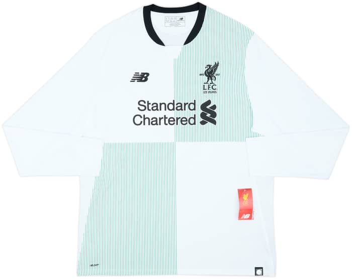2017-18 Liverpool Away L/S Shirt M.Salah #11 (XL)
