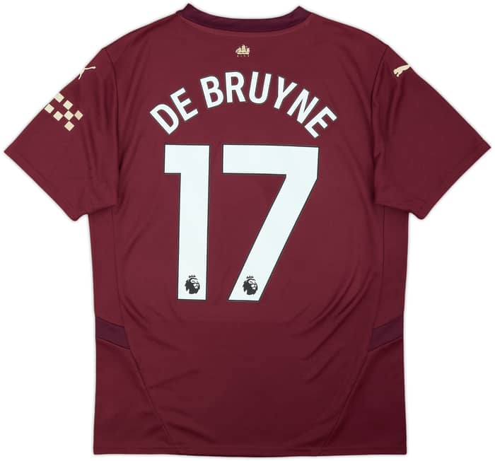 Camiseta de la tercera equipación del Manchester City 2024-25 De Bruyne #17 (M)