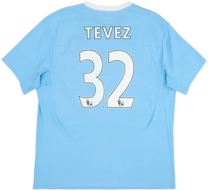 2009-10 Manchester City Home Shirt Tevez #32 - 6/10 - (L)