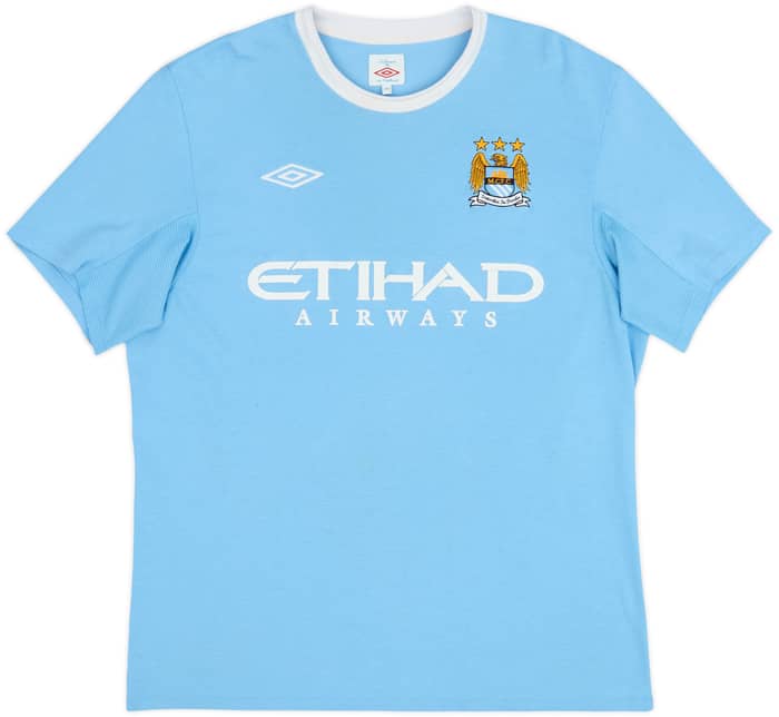 2009-10 Manchester City Home Shirt Tevez #32 - 6/10 - (L)